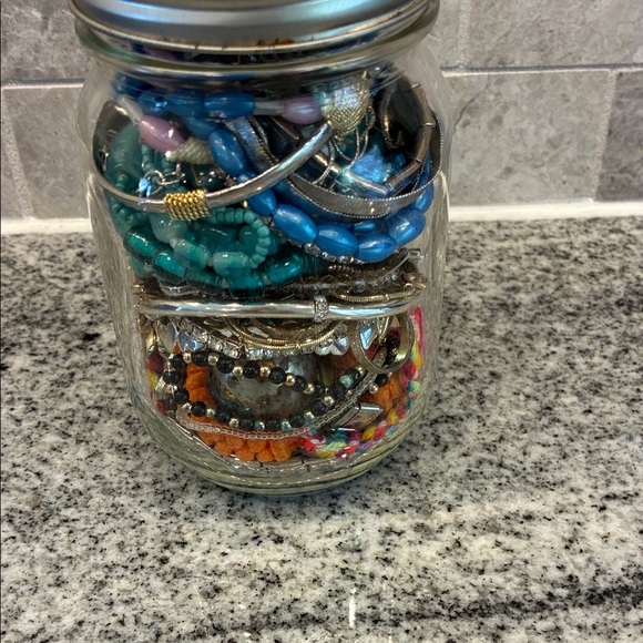 Multicolor Jewelry Collection in Jar - Picture 3 of 5